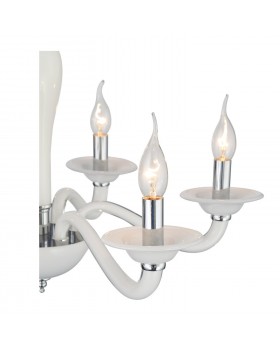 SL1112.503.06 Люстра подвесная ST-Luce Хром, Белый/Белый E14 6*40W SERENATTA-foto13