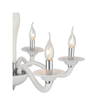 SL1112.503.06 Люстра подвесная ST-Luce Хром, Белый/Белый E14 6*40W SERENATTA-foto13