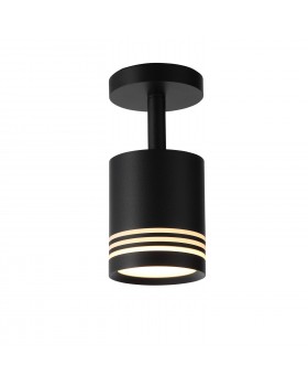 ST101.412.05 Светильник потолочный Черный LED 1*5W 3000K 390Lm Ra>80 120° D68xH140 170-240V CERIONE-foto3