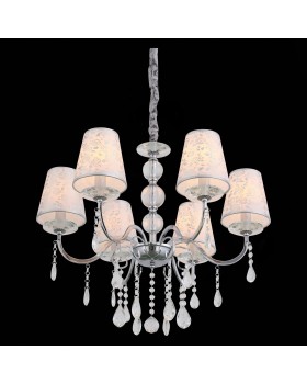 SL176.103.06 Люстра подвесная ST-Luce Хром, Прозрачный/Белый, Хром E14 6*40W AUMENTATO-foto5