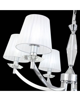 SL1756.103.06 Светильник подвесной ST-Luce Хром/Светло-серый E14 6*40W BELLO-foto7