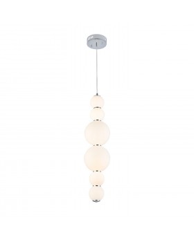 SL1583.103.01 Светильник подвесной ST-Luce Хром/Белый LED 1*24W 3000K NEPAZZO