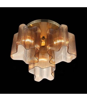 SL117.302.03 Люстра потолочная ST-Luce Бронзовый/Янтарный E27 3*60W ONDE-foto7