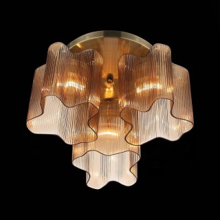 SL117.302.03 Люстра потолочная ST-Luce Бронзовый/Янтарный E27 3*60W ONDE-foto7