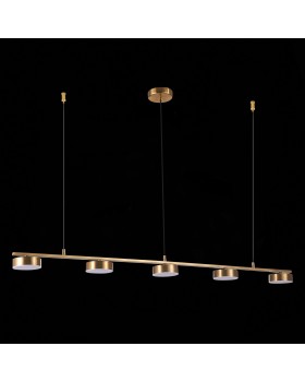 SL6000.303.05 Светильник подвесной ST-Luce Латунь/Латунь LED 5*7W 3000K PANCES-foto5