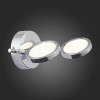 SL576.101.02 Светильник настенно-потолочный ST-Luce Хром/Хром, Прозрачный LED 2*5W 4000K GRUPPO