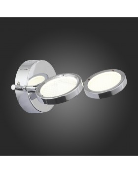 SL576.101.02 Светильник настенно-потолочный ST-Luce Хром/Хром, Прозрачный LED 2*5W 4000K GRUPPO-foto7