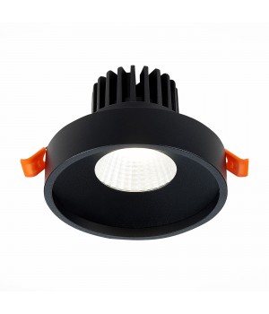 ST751.448.10 Св-к встр. Черный LED 1*10W 4000K 750Lm Ra>90 38° IP20 D100xH75 170-240V ST751