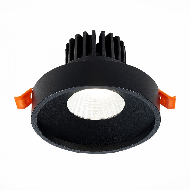 ST751.448.10 Св-к встр. Черный LED 1*10W 4000K 750Lm Ra>90 38° IP20 D100xH75 170-240V ST751