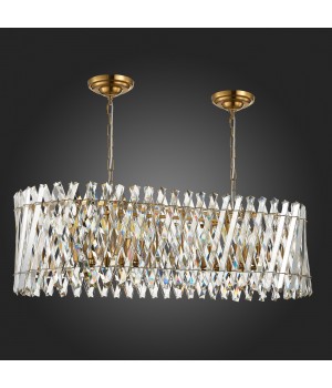 SL1170.303.12 Светильник подвесной ST-Luce Латунь/Прозрачный E14 12*40W FABIO-foto4