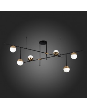 SL1507.422.06 Люстра потолочная ST-Luce Черный/Белый, Золотистый G9 6*5W 4000K ALBERO-foto7