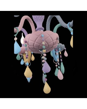 SL1700.783.06 Люстра подвесная ST-Luce Разноцветный E14 6*40W FIATA-foto7