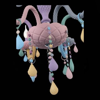 SL1700.783.06 Люстра подвесная ST-Luce Разноцветный E14 6*40W FIATA-foto7