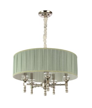 SL1121.103.05 Светильник подвесной ST-Luce Никель/Оливковый E14 5*40W OLEO-foto2