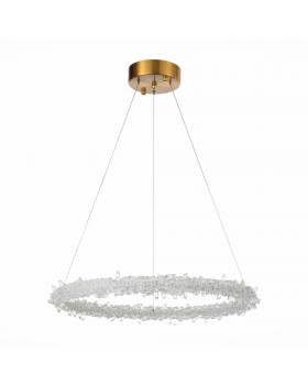 SL6105.203.01 Люстра подвесная ST-Luce Золотистый/Прозрачный LED 1*58W 3000 - 6500K Lucchero-foto2
