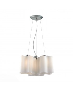 SL116.503.03 Люстра подвесная ST-Luce Серебристый/Белый E27 3*60W ONDE-foto2