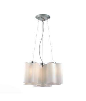 SL116.503.03 Люстра подвесная ST-Luce Серебристый/Белый E27 3*60W ONDE-foto2
