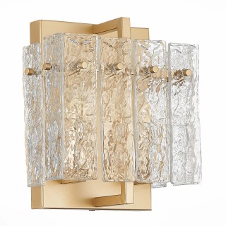 SL1632.201.02 Бра ST-Luce Шампань/Прозрачный E14 2*60W MIRA-foto2