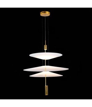 SL6101.223.01 Люстра подвесная ST-Luce Золотистый/Белый LED 1*15W 3000K Isola-foto4