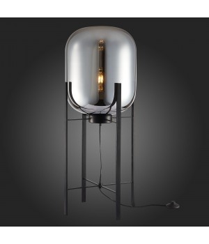 SL1050.715.01 Торшер ST-Luce Черный/Дымчатый E27 1*40W BURASCA-foto5