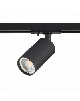 ST300.406.01 Св-к трек. Мат. черный GU10 1*50W IP20 L100xW54xH142 220V Без ламп SOLT-foto2