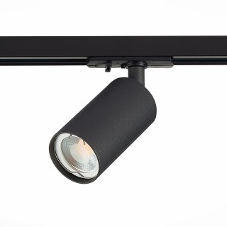 ST300.406.01 Св-к трек. Мат. черный GU10 1*50W  IP20 L100xW54xH142 220V Без ламп SOLT-foto2