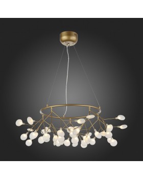 SL411.253.45 Люстра подвесная ST-Luce Золотистый/Белый G4 45*1,5W RICCARDO-foto4