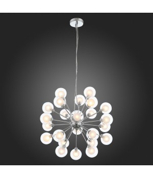 SL431.103.24 Люстра подвесная ST-Luce Хром/Прозрачный, Белый G9 24*28W DUALITA-foto7