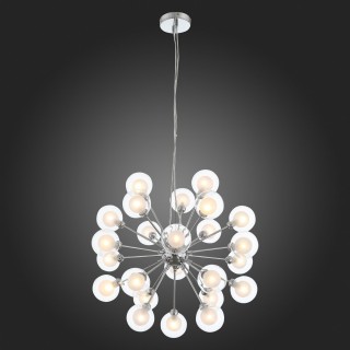 SL431.103.24 Люстра подвесная ST-Luce Хром/Прозрачный, Белый G9 24*28W DUALITA-foto7