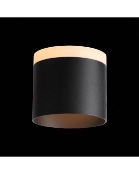 ST102.402.12 Светильник потолочный Черный LED 1*12W 3000K 936Lm Ra>80 120° IP20 D100xH90 170-240V PANAGGIO-foto4