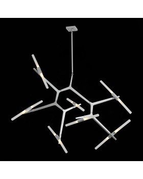 SL947.102.14 Люстра потолочная ST-Luce Серебристый/Белый G9 14*5W LACONICITA-foto11