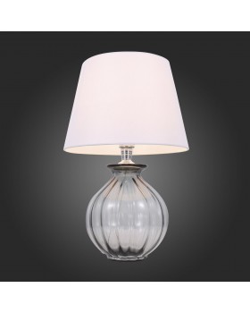 SL968.404.01 Прикроватная лампа ST-Luce Хром, Дымчатый/Белый E27 1*60W (из 2-х коробок) AMPOLLA-foto5