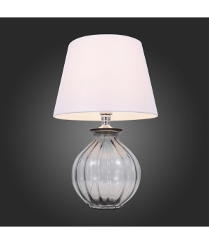 SL968.404.01 Прикроватная лампа ST-Luce Хром, Дымчатый/Белый E27 1*60W (из 2-х коробок) AMPOLLA-foto5