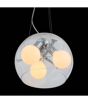 SL512.103.03 Светильник подвесной ST-Luce Хром/Прозрачный E27 Globe 3*60W UOVO-foto6