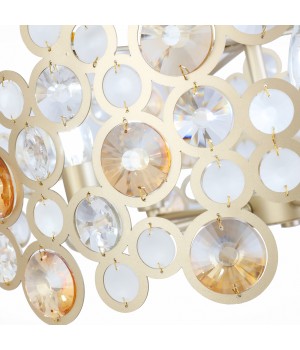 SL1172.203.05 Светильник подвесной ST-Luce Золотистый/Золотистый, Прозрачный E14 5*60W NAMIO-foto10