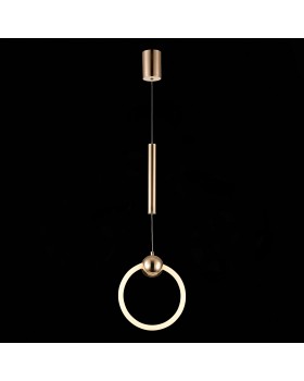 SL1578.203.01 Подвес ST-Luce Золотистый/Золотистый, Белый LED 1*15W 3000K GIERA-foto4