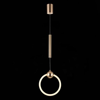 SL1578.203.01 Подвес ST-Luce Золотистый/Золотистый, Белый LED 1*15W 3000K GIERA-foto4