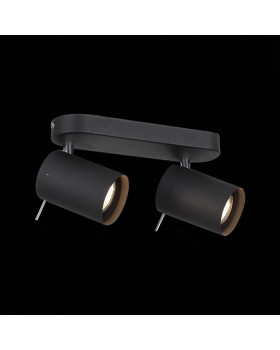 SL597.401.02 Спот ST-Luce Черный, Хром/Черный GU10 LED 2*3W FANALE-foto5