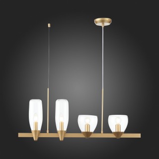 SL1119.203.04 Светильник подвесной ST-Luce Золотистый/Прозрачный E14 4*40W TENERESA-foto9