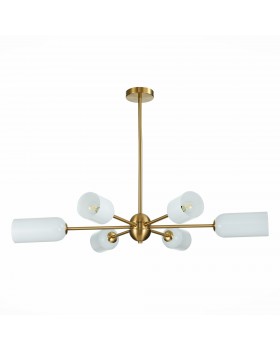 SL1180.202.06 Люстра потолочная ST-Luce Золотистый/Белый E14 6*40W TREVISO-foto2