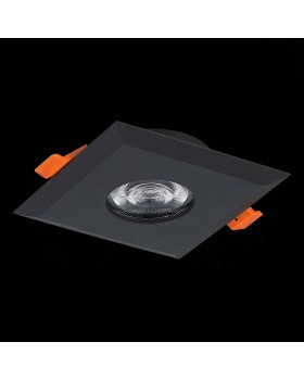 ST204.408.01 Св-к встр. Мат. черный GU10 1*50W  L94xW94xH25 220V Без ламп QUOSIS-foto5