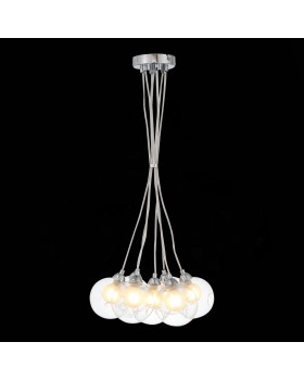 SL431.113.07 Светильник подвесной ST-Luce Хром/Прозрачный, Белый G9 7*5W DUALITA-foto5