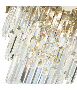 SL1232.203.06 Светильник подвесной ST-Luce Золотистый/Прозрачный, Золотистый E14 6*60W CASERTA-foto3