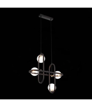 SL1201.403.04 Светильник подвесной ST-Luce Черный/Прозрачный G9 4*5W CIRCONO-foto9