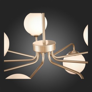 SLE106203-09 Светильник подвесной ST-Luce Золотистый/Белый G9 LED 9*5W REDJINO-foto9