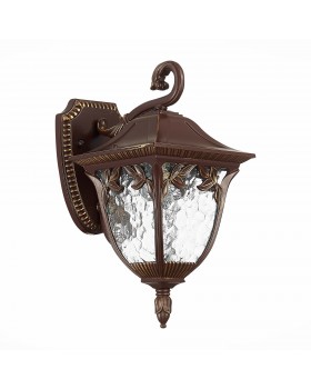 SL083.701.01 Светильник уличный настенный ST-Luce Кофейный/Кофейный, Прозрачный E27 1*60W CHIANI-foto2