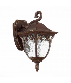 SL083.701.01 Светильник уличный настенный ST-Luce Кофейный/Кофейный, Прозрачный E27 1*60W CHIANI-foto2