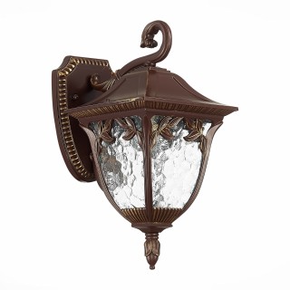 SL083.701.01 Светильник уличный настенный ST-Luce Кофейный/Кофейный, Прозрачный E27 1*60W CHIANI-foto2