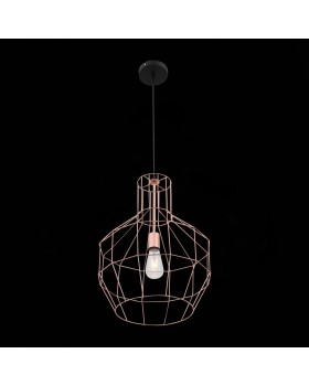 SL192.303.01 Подвес ST-Luce Черный/Латунь E27 1*60W RETE-foto5