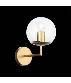 SL1150.201.01 Светильник настенный ST-Luce Матовое золото/Прозрачный E27 1*40W LIORA-foto4